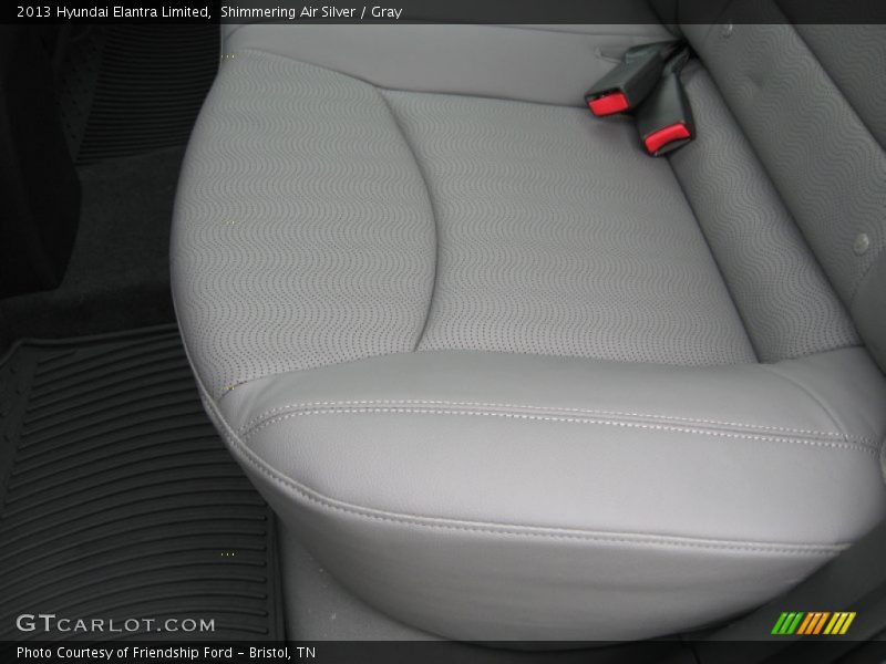 Shimmering Air Silver / Gray 2013 Hyundai Elantra Limited
