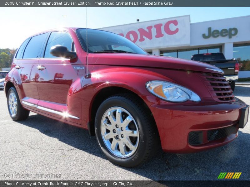 Inferno Red Crystal Pearl / Pastel Slate Gray 2008 Chrysler PT Cruiser Street Cruiser Edition
