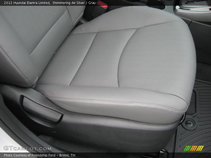 Shimmering Air Silver / Gray 2013 Hyundai Elantra Limited