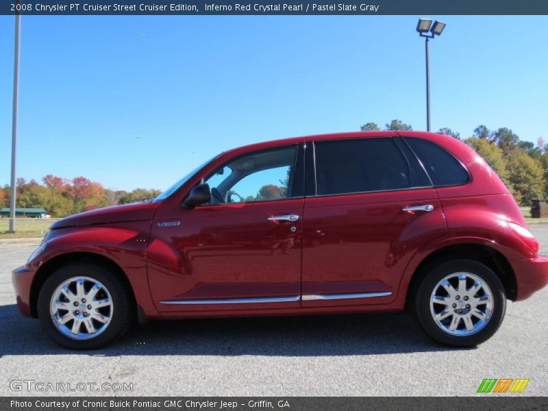 Inferno Red Crystal Pearl / Pastel Slate Gray 2008 Chrysler PT Cruiser Street Cruiser Edition