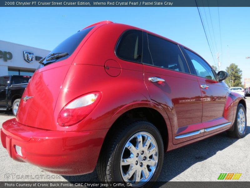 Inferno Red Crystal Pearl / Pastel Slate Gray 2008 Chrysler PT Cruiser Street Cruiser Edition