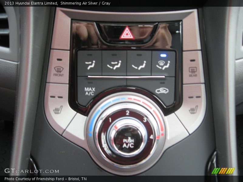 Shimmering Air Silver / Gray 2013 Hyundai Elantra Limited