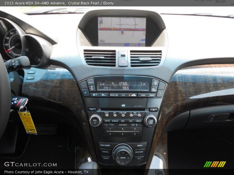 Crystal Black Pearl / Ebony 2013 Acura MDX SH-AWD Advance