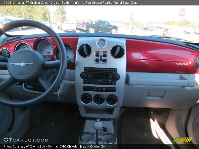 Inferno Red Crystal Pearl / Pastel Slate Gray 2008 Chrysler PT Cruiser Street Cruiser Edition