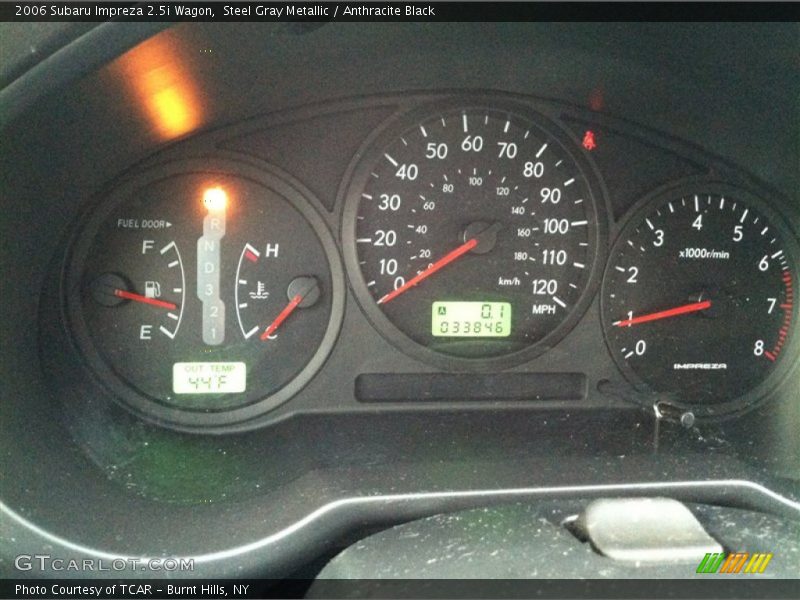 Steel Gray Metallic / Anthracite Black 2006 Subaru Impreza 2.5i Wagon