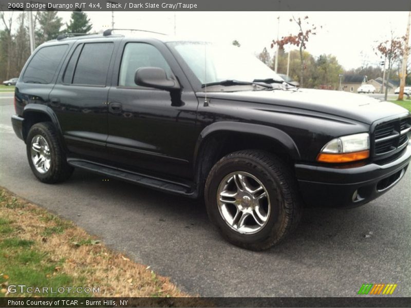 Black / Dark Slate Gray/Taupe 2003 Dodge Durango R/T 4x4