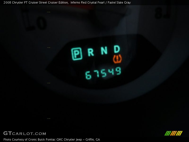 Inferno Red Crystal Pearl / Pastel Slate Gray 2008 Chrysler PT Cruiser Street Cruiser Edition