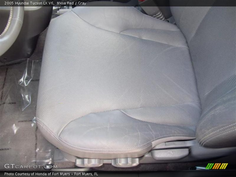 Mesa Red / Gray 2005 Hyundai Tucson LX V6