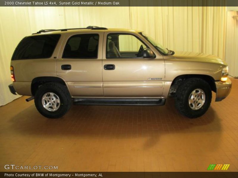 Sunset Gold Metallic / Medium Oak 2000 Chevrolet Tahoe LS 4x4