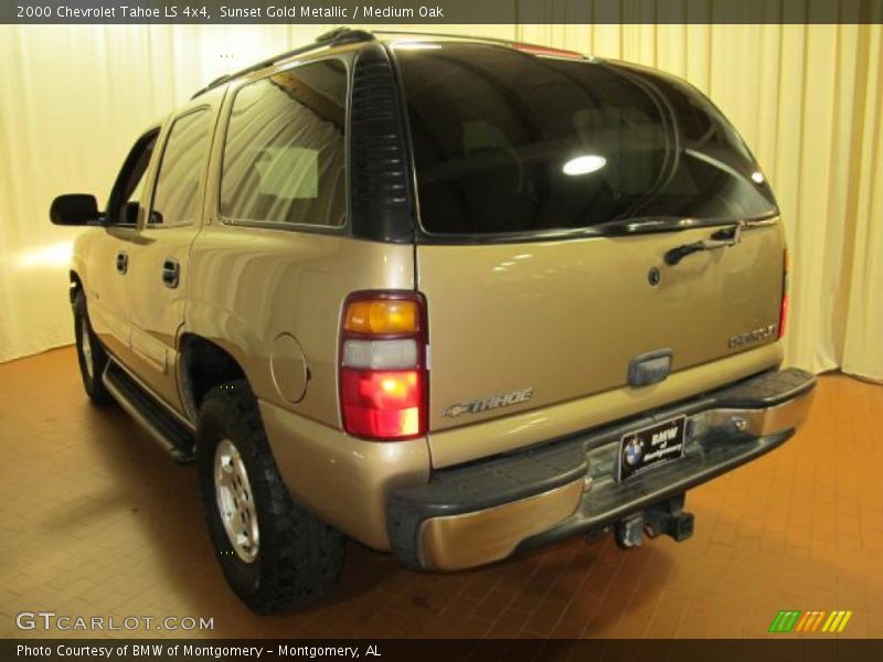 Sunset Gold Metallic / Medium Oak 2000 Chevrolet Tahoe LS 4x4