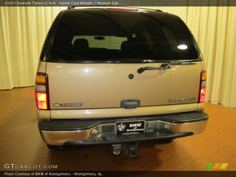 Sunset Gold Metallic / Medium Oak 2000 Chevrolet Tahoe LS 4x4