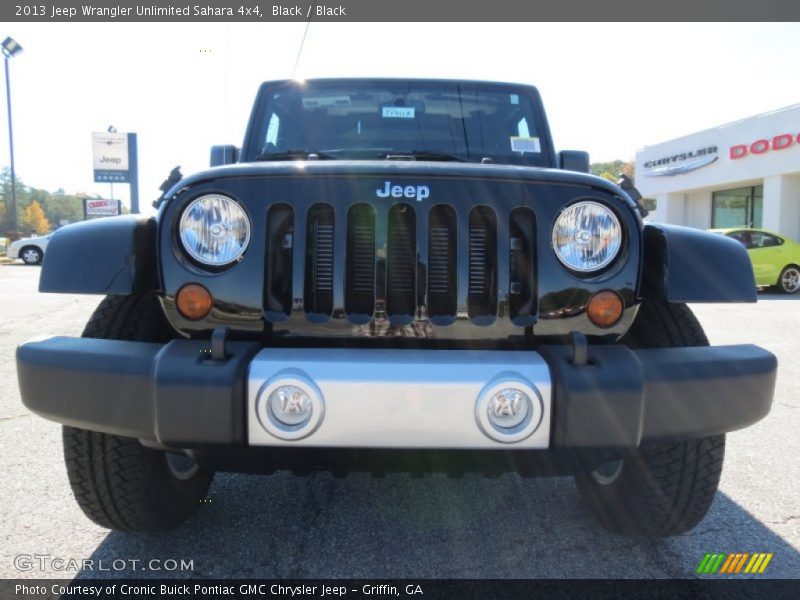 Black / Black 2013 Jeep Wrangler Unlimited Sahara 4x4