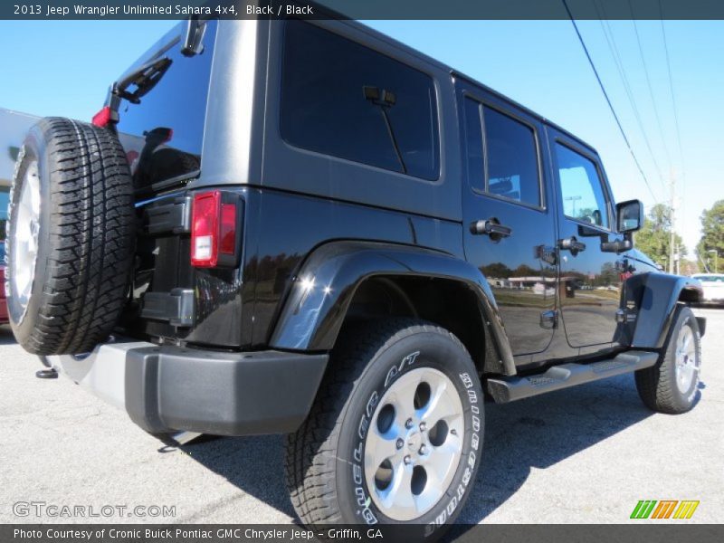 Black / Black 2013 Jeep Wrangler Unlimited Sahara 4x4