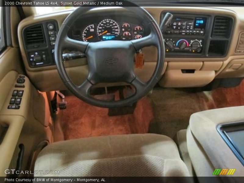 Sunset Gold Metallic / Medium Oak 2000 Chevrolet Tahoe LS 4x4