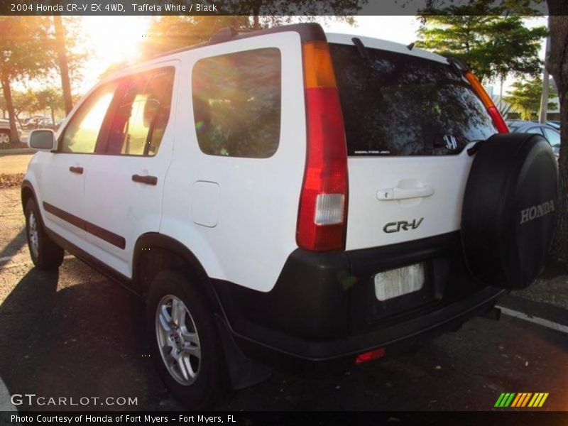 Taffeta White / Black 2004 Honda CR-V EX 4WD