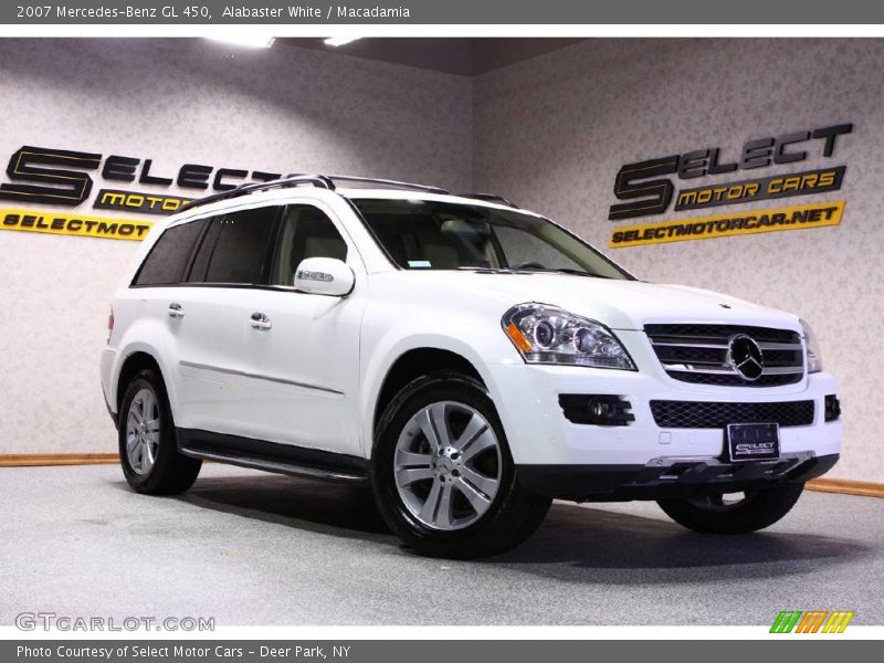 Alabaster White / Macadamia 2007 Mercedes-Benz GL 450