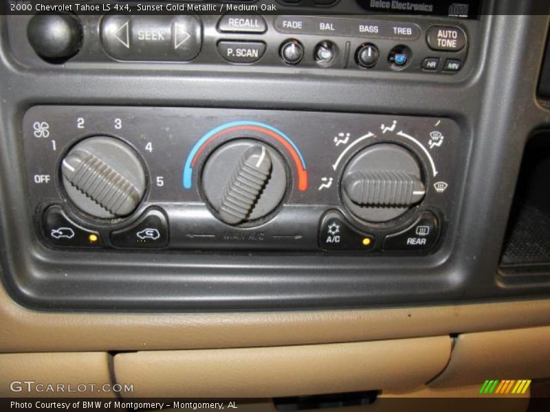 Sunset Gold Metallic / Medium Oak 2000 Chevrolet Tahoe LS 4x4