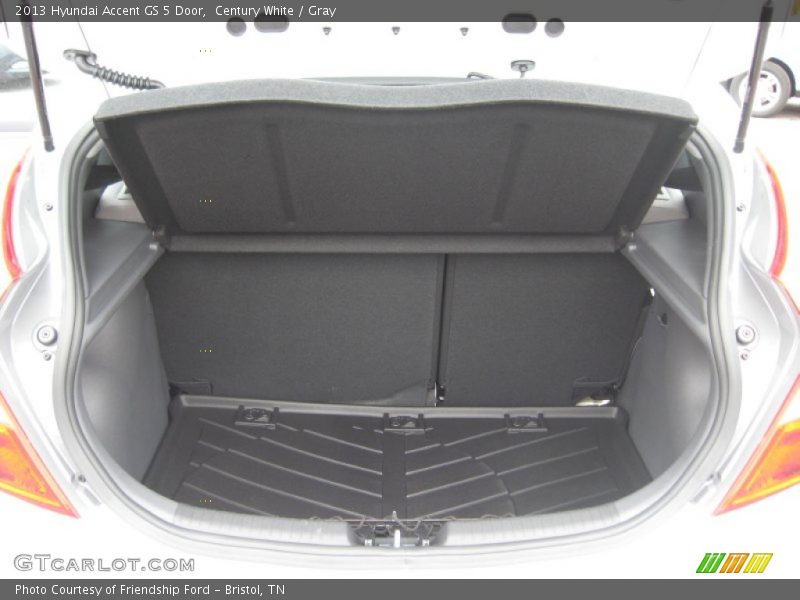 Century White / Gray 2013 Hyundai Accent GS 5 Door