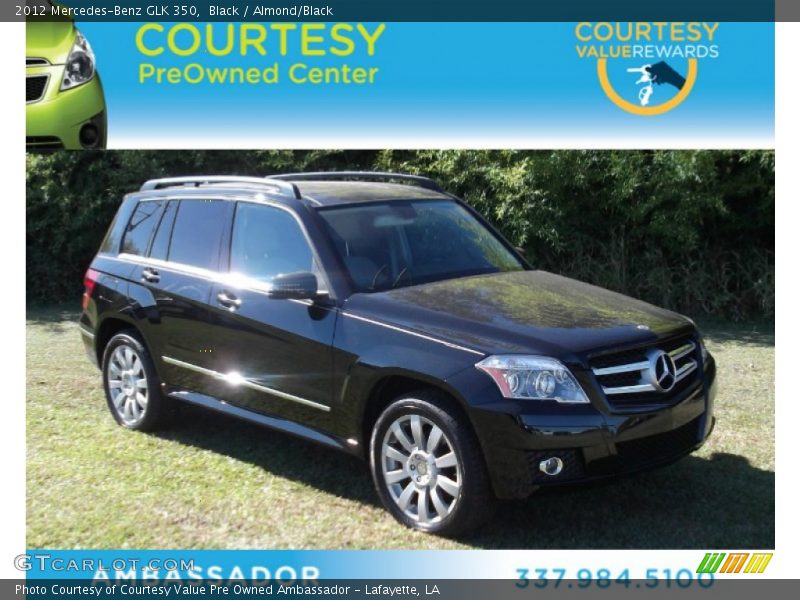 Black / Almond/Black 2012 Mercedes-Benz GLK 350