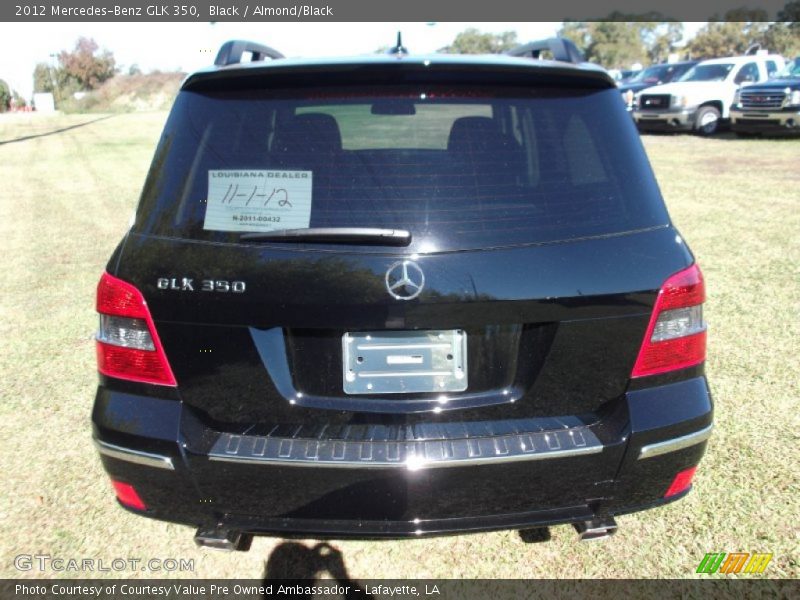 Black / Almond/Black 2012 Mercedes-Benz GLK 350