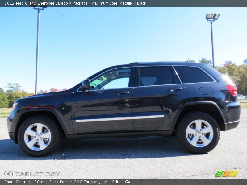 Maximum Steel Metallic / Black 2013 Jeep Grand Cherokee Laredo X Package