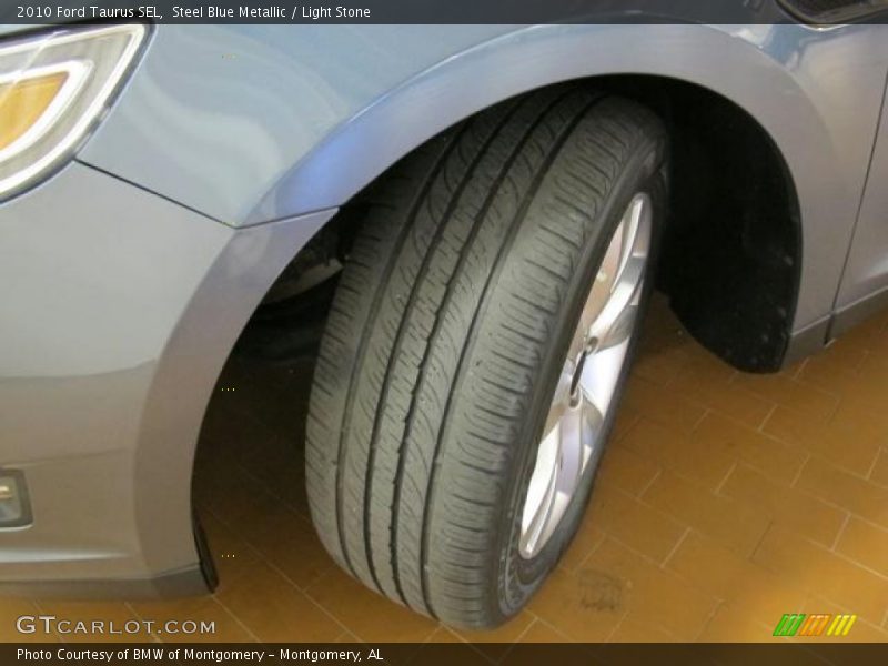 Steel Blue Metallic / Light Stone 2010 Ford Taurus SEL
