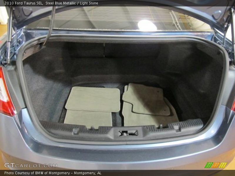 Steel Blue Metallic / Light Stone 2010 Ford Taurus SEL
