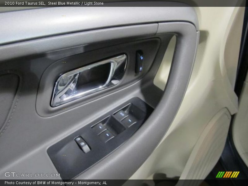 Steel Blue Metallic / Light Stone 2010 Ford Taurus SEL