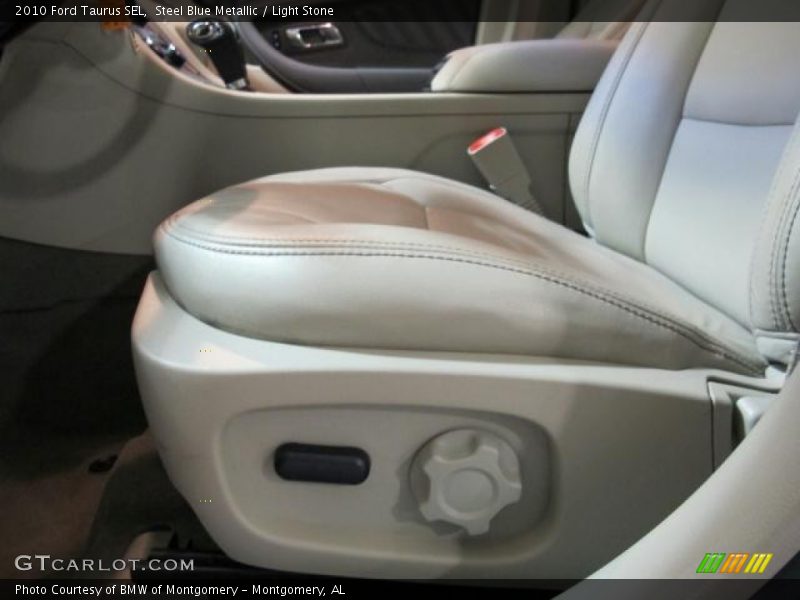 Steel Blue Metallic / Light Stone 2010 Ford Taurus SEL