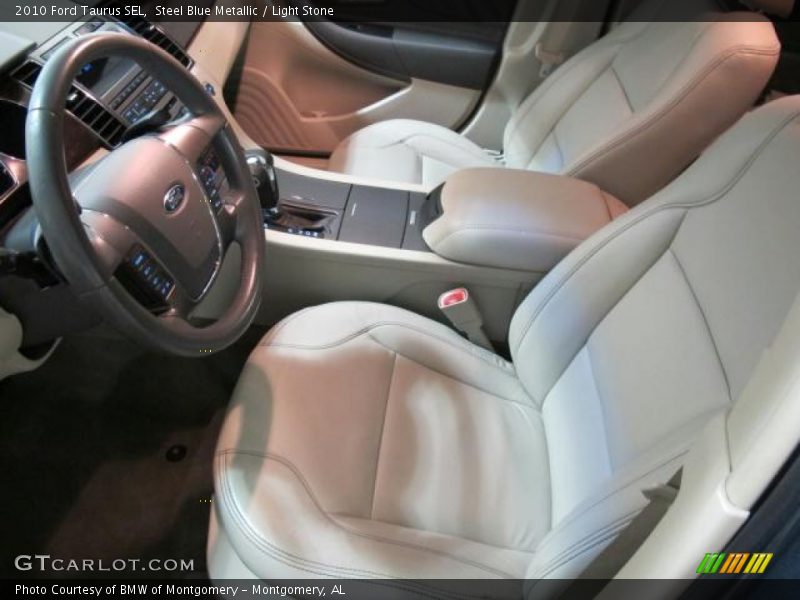 Steel Blue Metallic / Light Stone 2010 Ford Taurus SEL