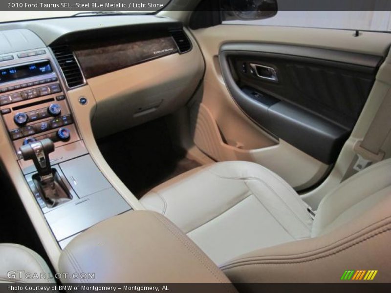 Steel Blue Metallic / Light Stone 2010 Ford Taurus SEL