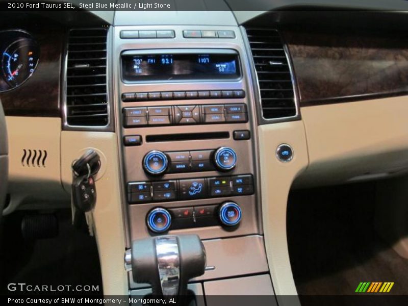 Steel Blue Metallic / Light Stone 2010 Ford Taurus SEL