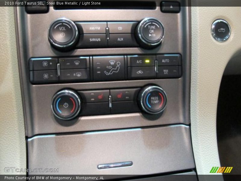 Steel Blue Metallic / Light Stone 2010 Ford Taurus SEL