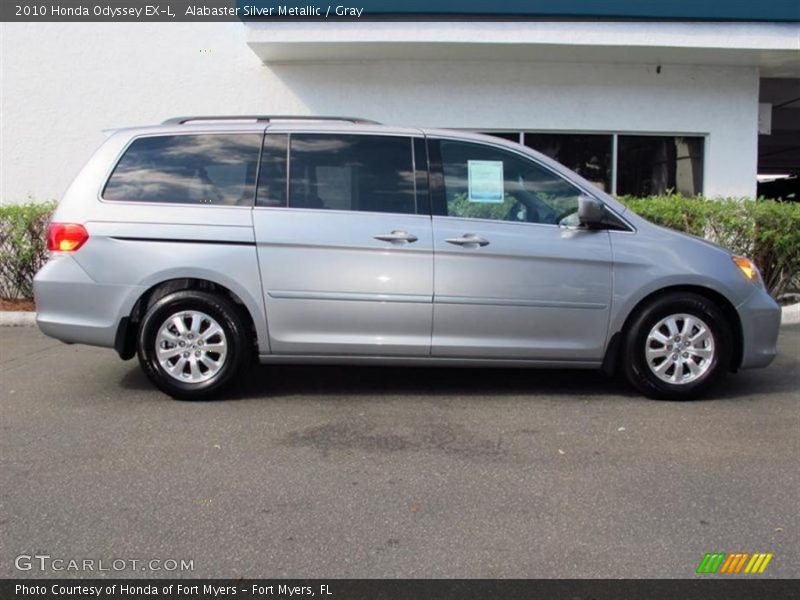 Alabaster Silver Metallic / Gray 2010 Honda Odyssey EX-L