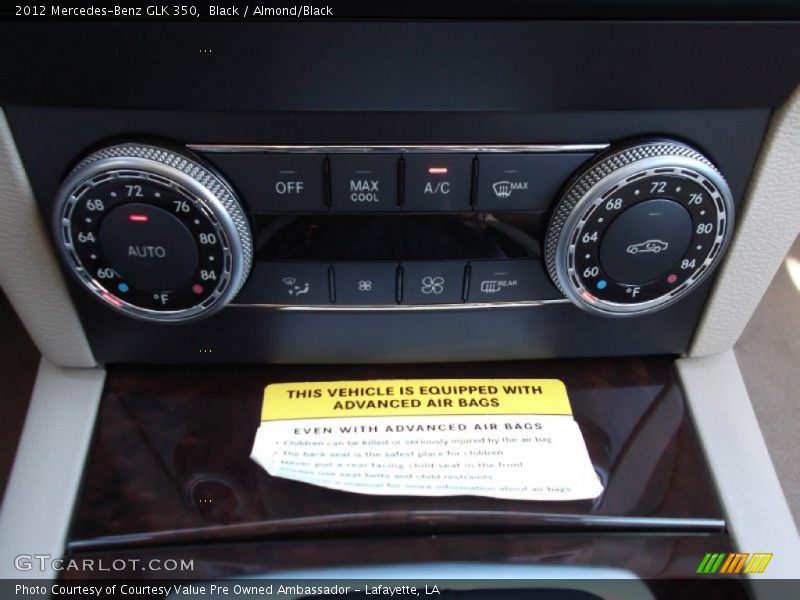 Black / Almond/Black 2012 Mercedes-Benz GLK 350
