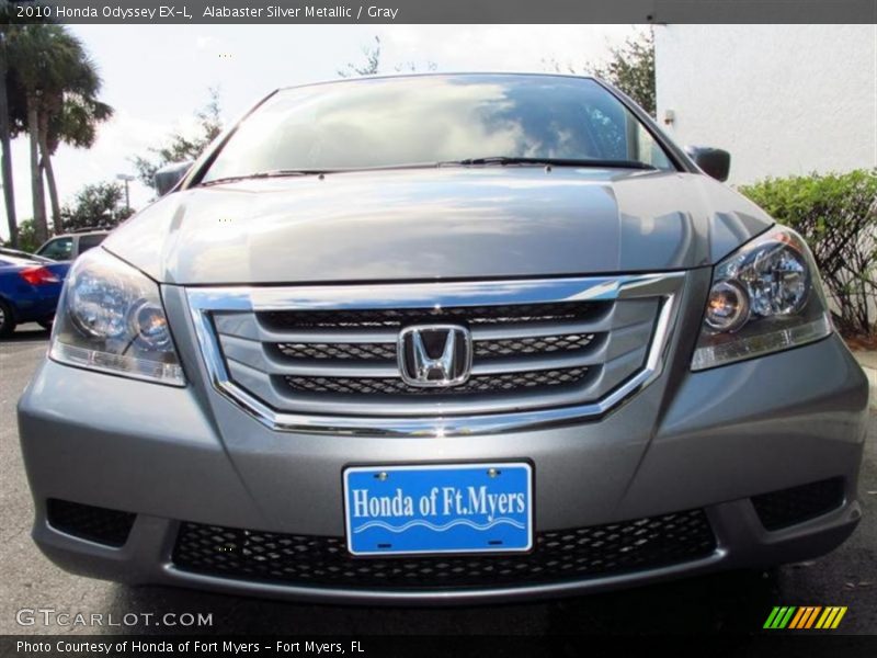 Alabaster Silver Metallic / Gray 2010 Honda Odyssey EX-L