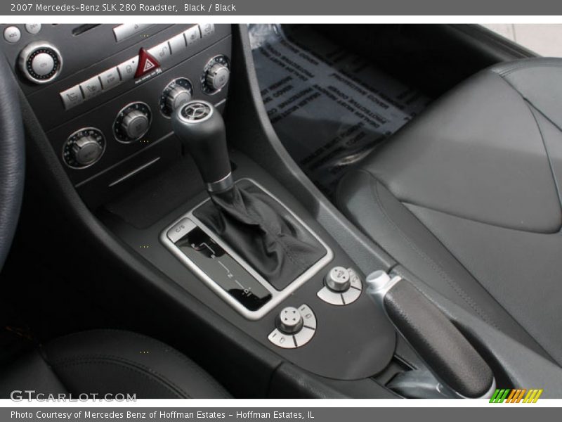 Black / Black 2007 Mercedes-Benz SLK 280 Roadster