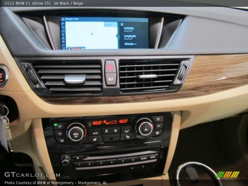 Controls of 2013 X1 xDrive 35i