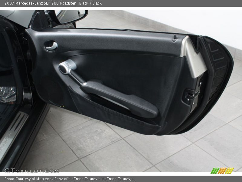 Black / Black 2007 Mercedes-Benz SLK 280 Roadster