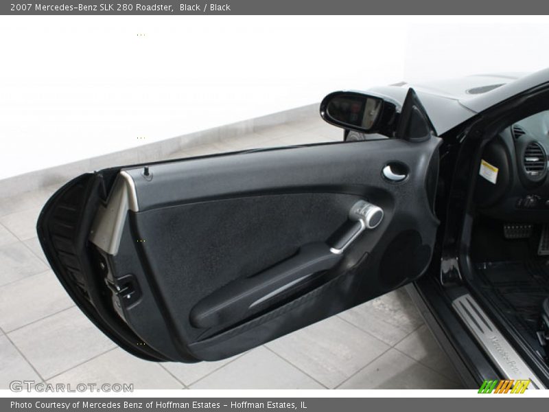 Black / Black 2007 Mercedes-Benz SLK 280 Roadster
