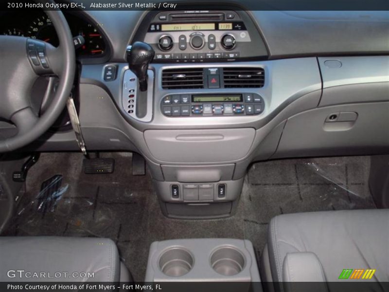 Alabaster Silver Metallic / Gray 2010 Honda Odyssey EX-L