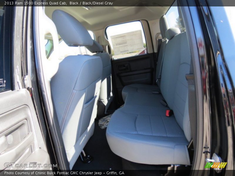 Black / Black/Diesel Gray 2013 Ram 1500 Express Quad Cab