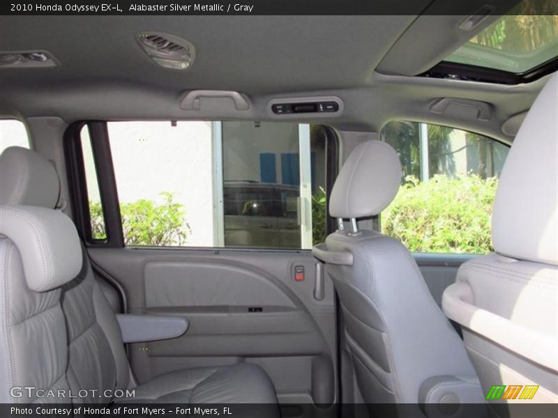 Alabaster Silver Metallic / Gray 2010 Honda Odyssey EX-L