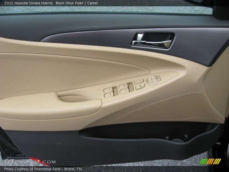 Black Onyx Pearl / Camel 2012 Hyundai Sonata Hybrid