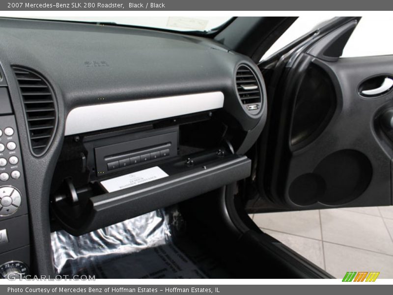 Black / Black 2007 Mercedes-Benz SLK 280 Roadster