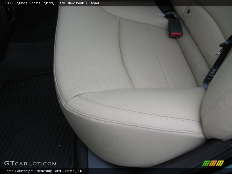 Black Onyx Pearl / Camel 2012 Hyundai Sonata Hybrid