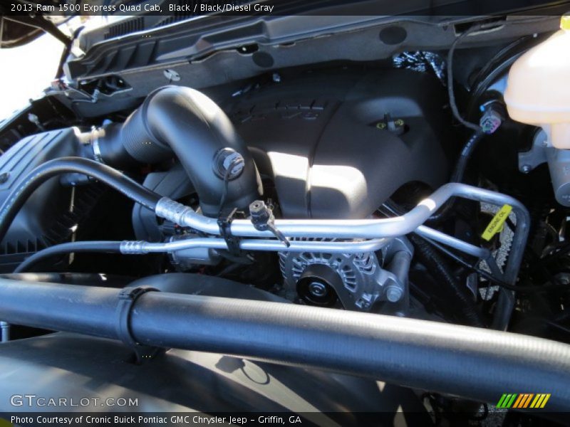 Black / Black/Diesel Gray 2013 Ram 1500 Express Quad Cab