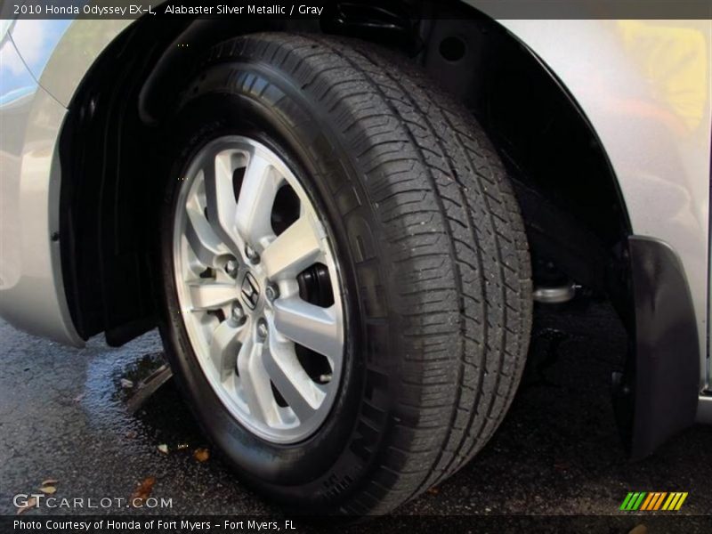 Alabaster Silver Metallic / Gray 2010 Honda Odyssey EX-L
