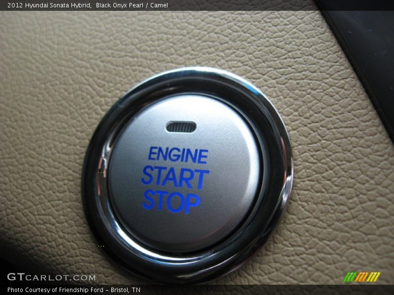 Black Onyx Pearl / Camel 2012 Hyundai Sonata Hybrid