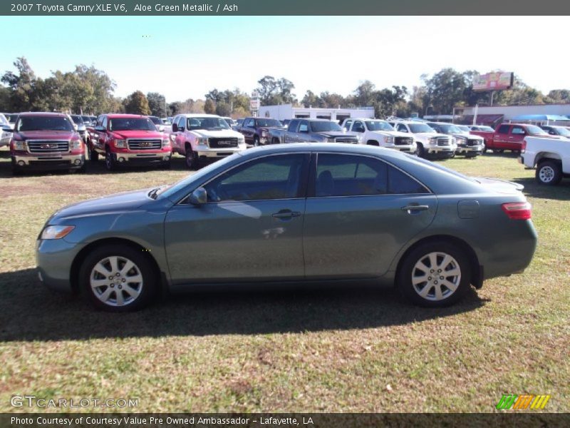 Aloe Green Metallic / Ash 2007 Toyota Camry XLE V6